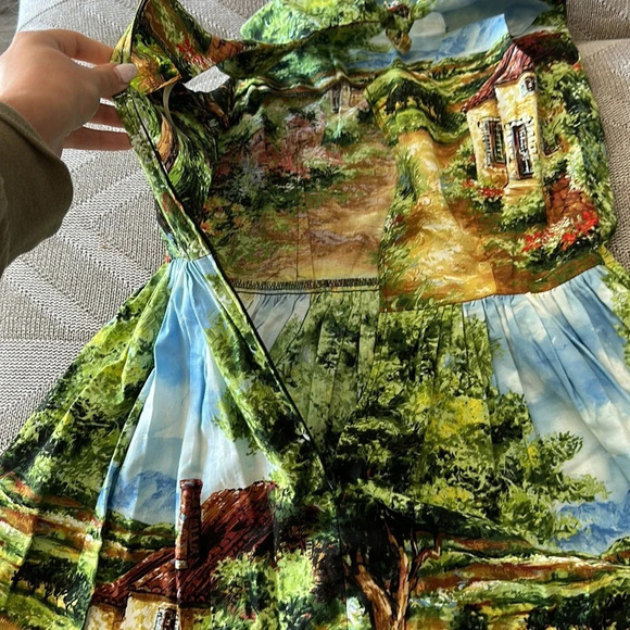 Vintage Bernie Dexter Printed Dress - Picture 10 of 10